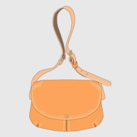 OR310s　レザーバッグ ショルダー BAG (S)